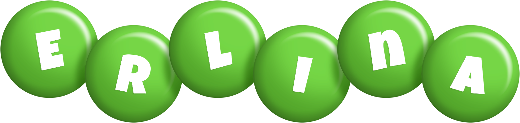 Erlina candy-green logo