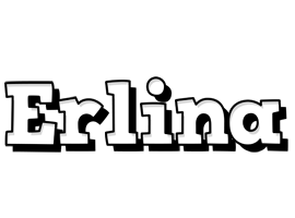 Erlina snowing logo