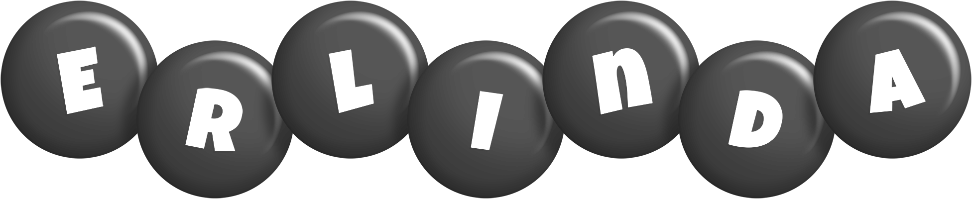 Erlinda candy-black logo