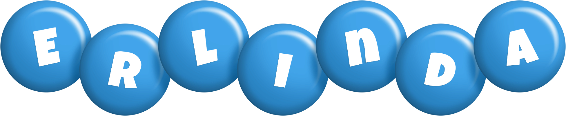 Erlinda candy-blue logo