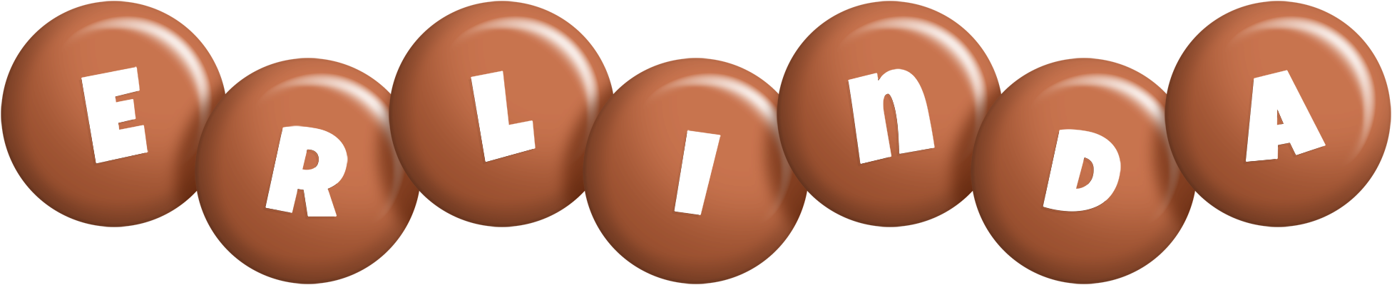 Erlinda candy-brown logo