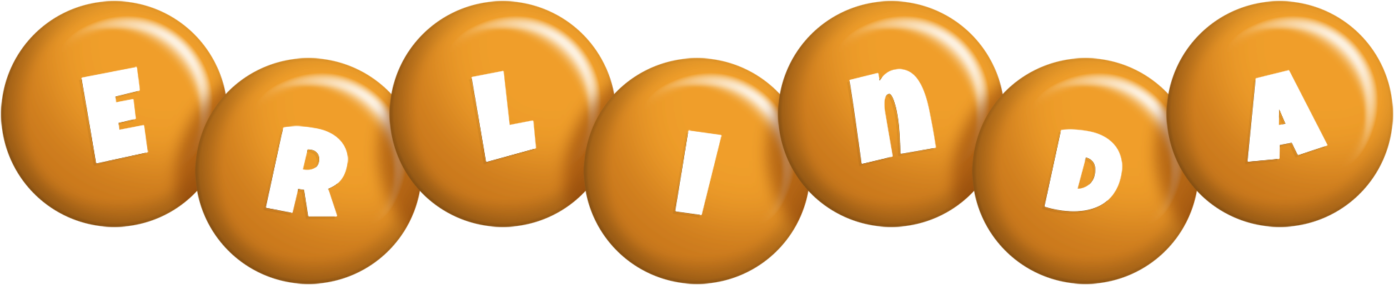 Erlinda candy-orange logo
