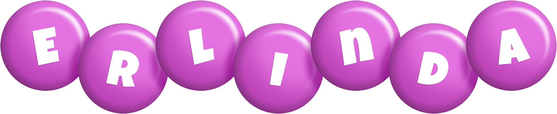 Erlinda candy-purple logo