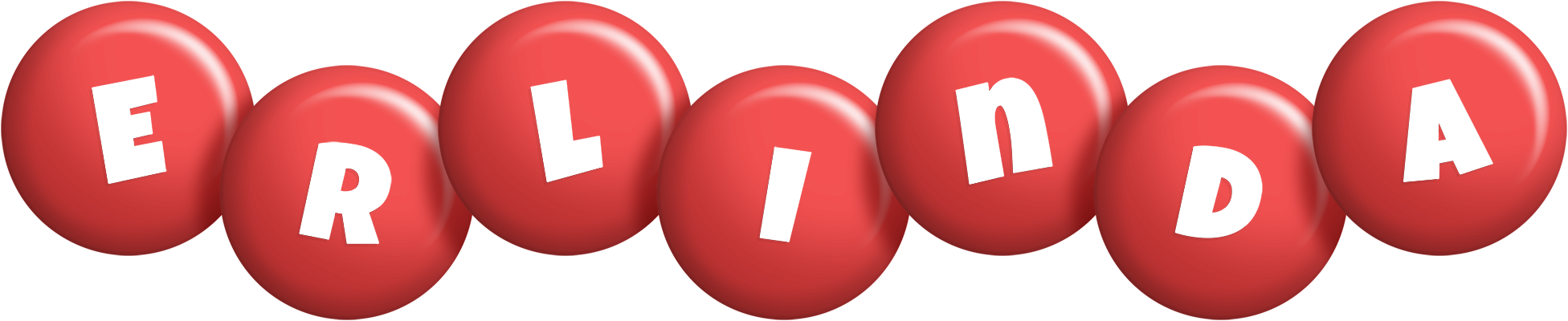 Erlinda candy-red logo