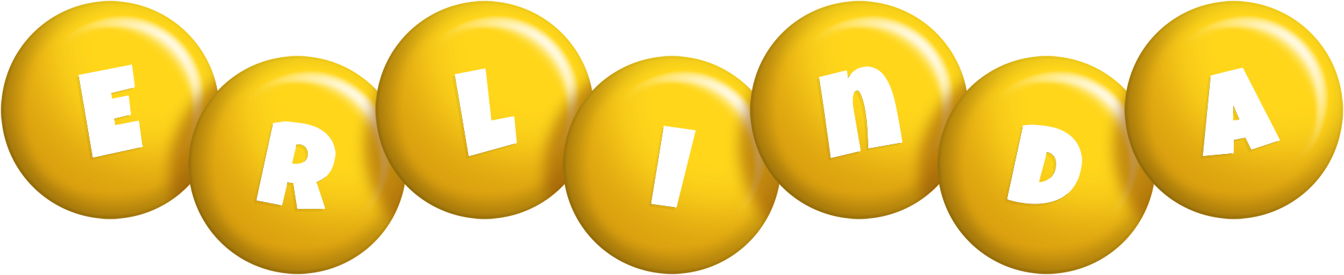 Erlinda candy-yellow logo