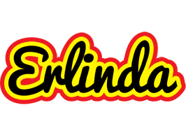 Erlinda flaming logo