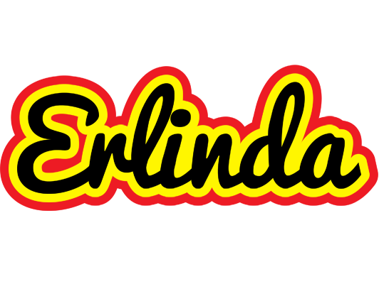 Erlinda flaming logo