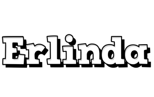 Erlinda snowing logo