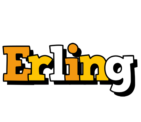 Erling cartoon logo