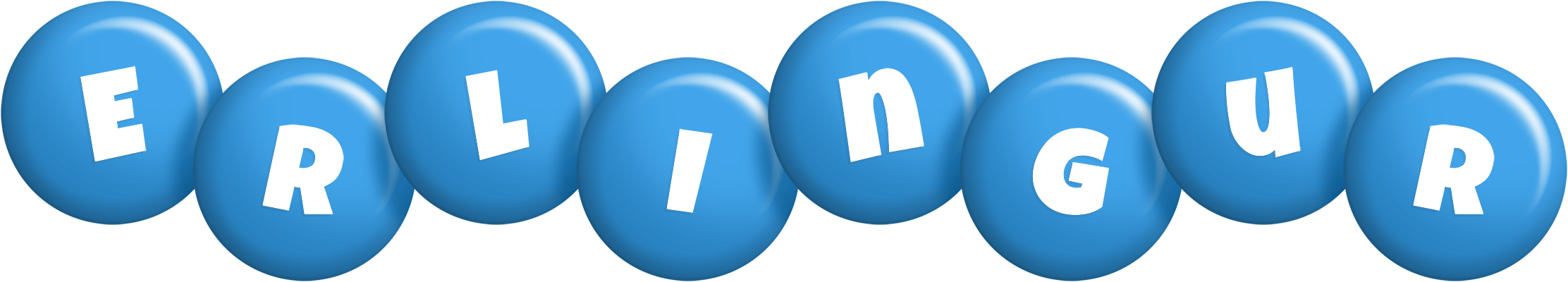 Erlingur candy-blue logo