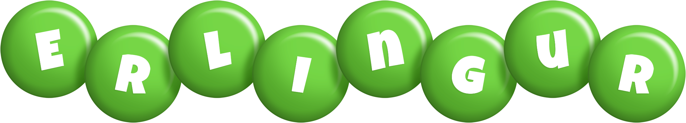 Erlingur candy-green logo