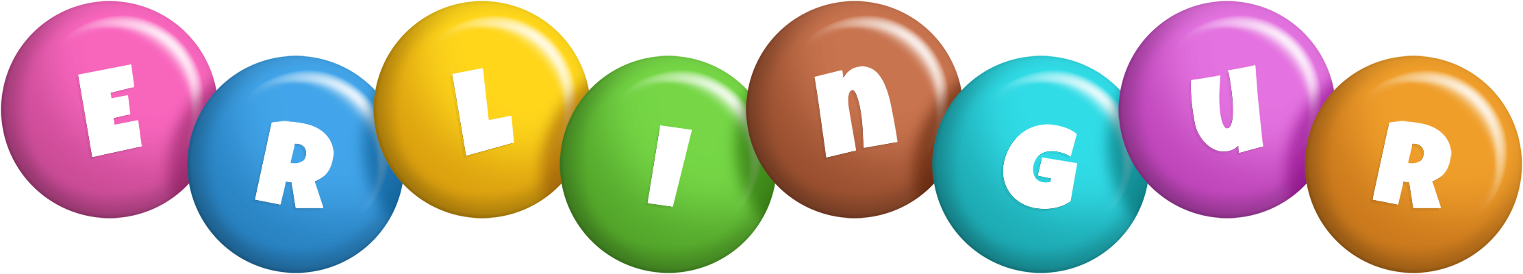 Erlingur candy logo