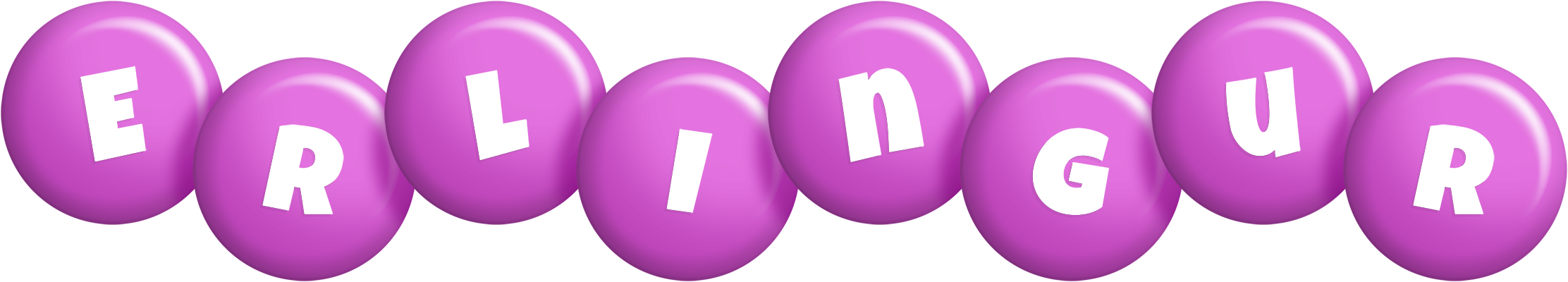Erlingur candy-purple logo