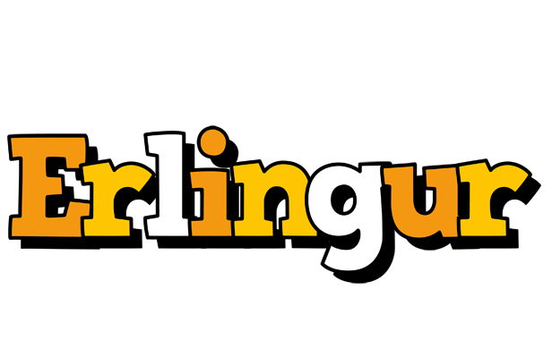 Erlingur cartoon logo