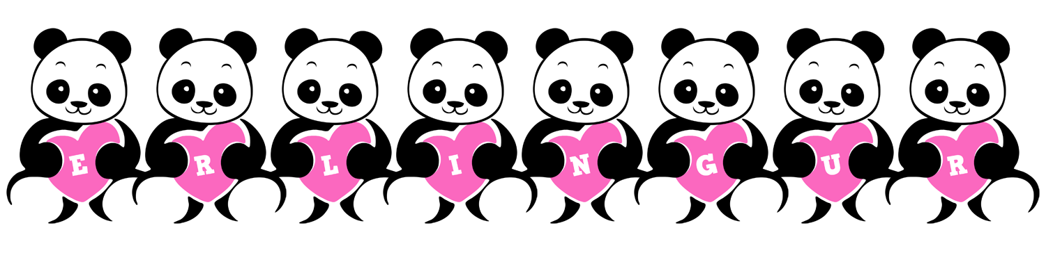 Erlingur love-panda logo