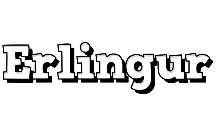 Erlingur snowing logo