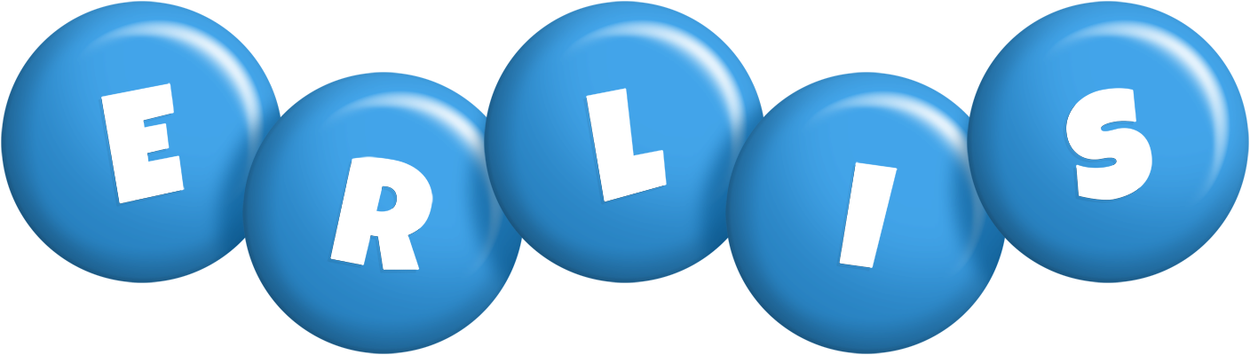 Erlis candy-blue logo
