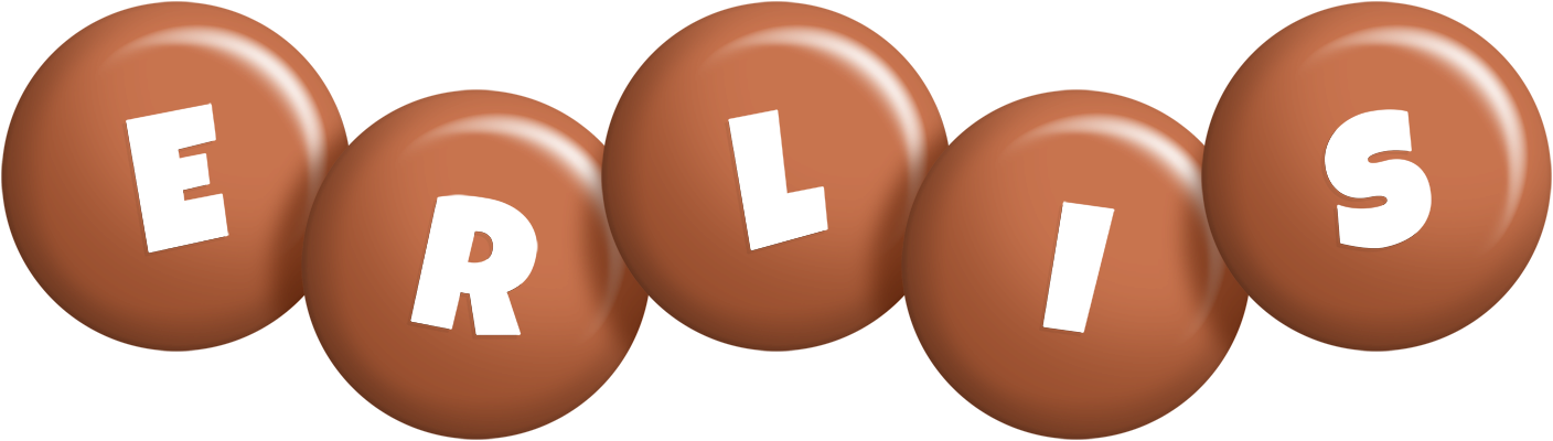 Erlis candy-brown logo