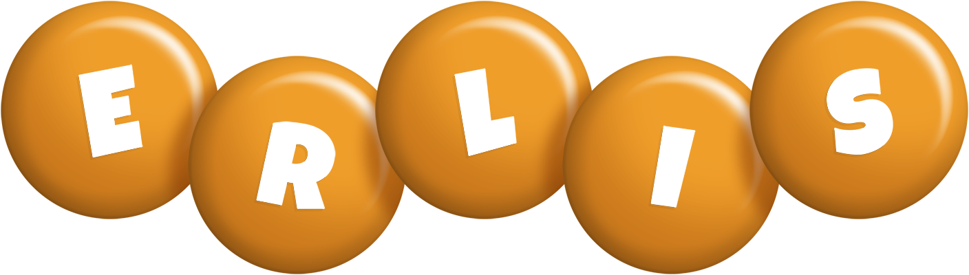 Erlis candy-orange logo