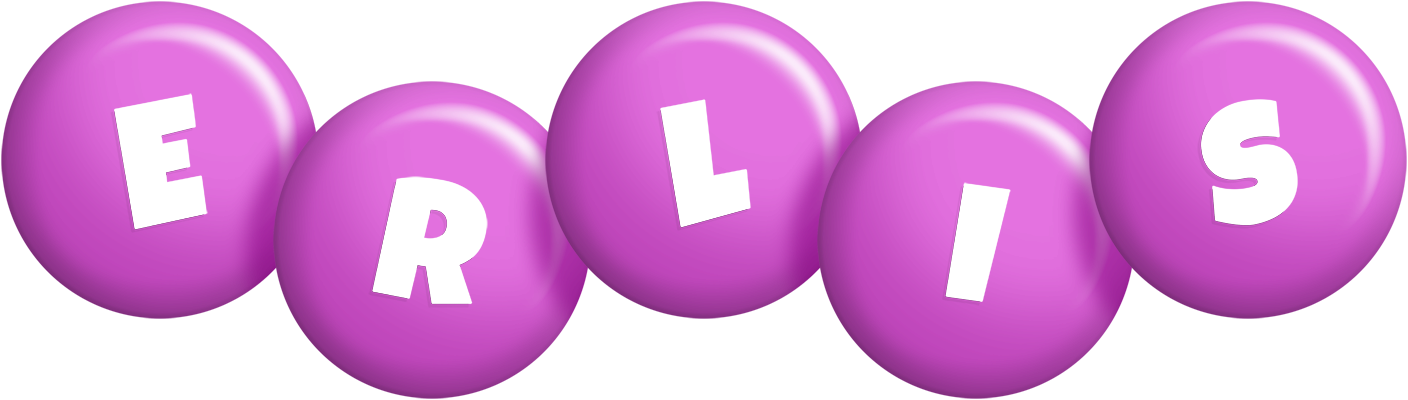 Erlis candy-purple logo