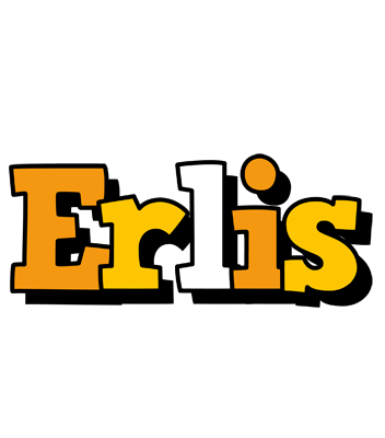 Erlis cartoon logo