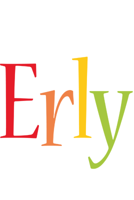 Erly birthday logo