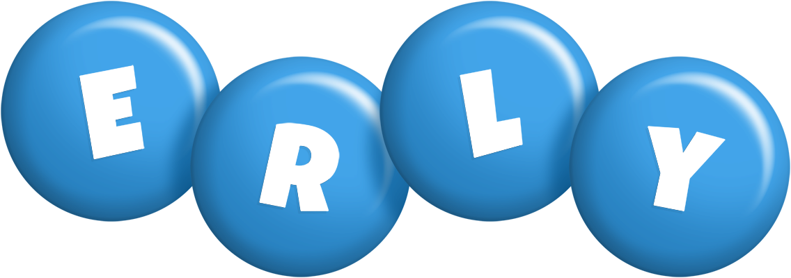 Erly candy-blue logo