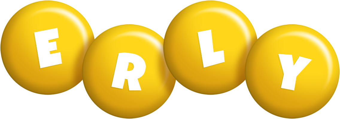 Erly candy-yellow logo