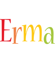 Erma birthday logo