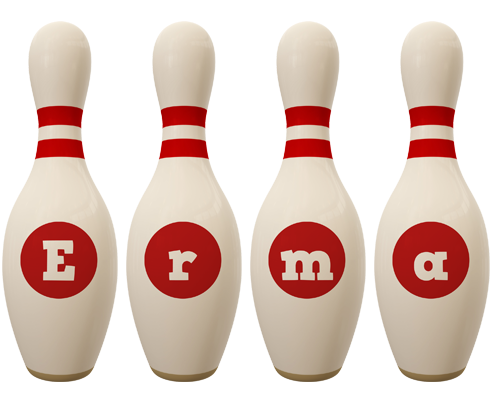 Erma bowling-pin logo