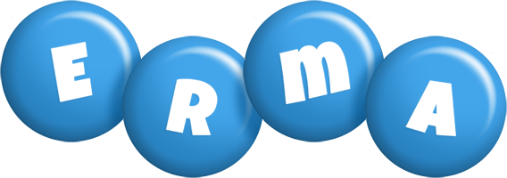 Erma candy-blue logo