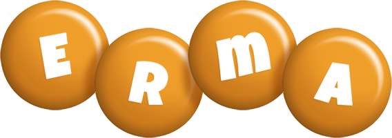 Erma candy-orange logo