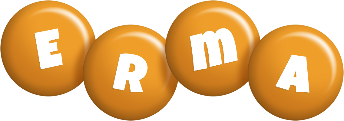 Erma candy-orange logo