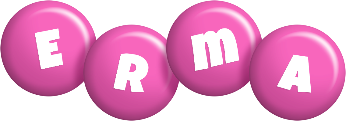 Erma candy-pink logo