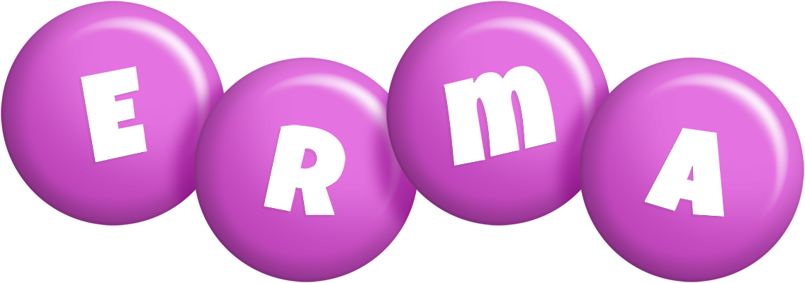 Erma candy-purple logo