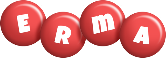 Erma candy-red logo