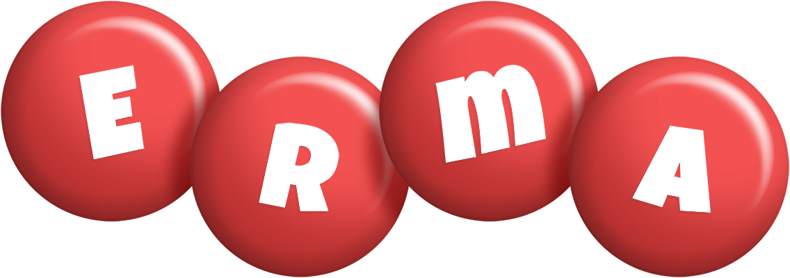 Erma candy-red logo