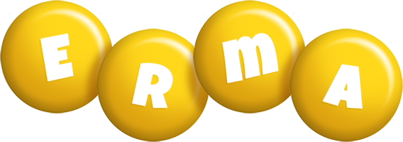 Erma candy-yellow logo