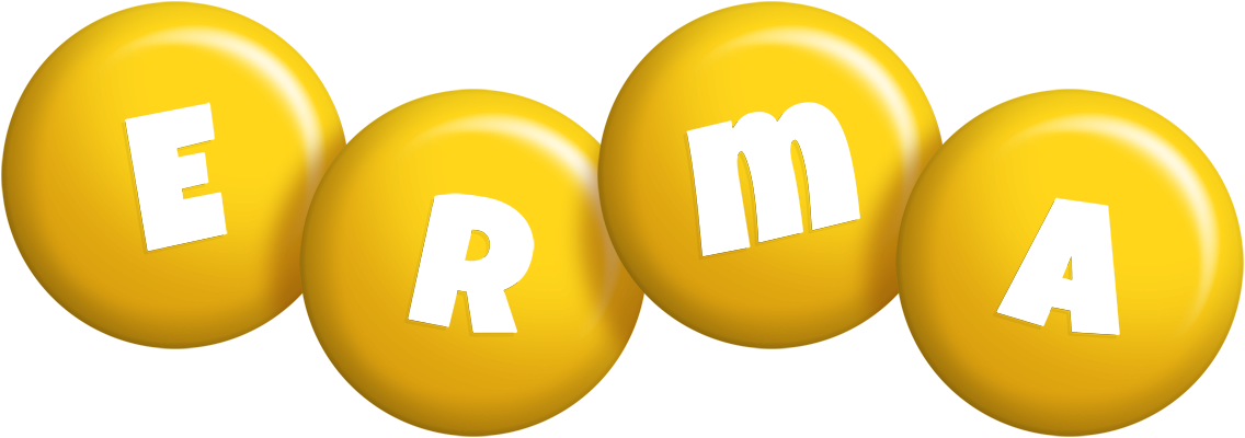 Erma candy-yellow logo
