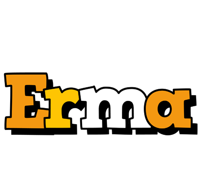 Erma cartoon logo