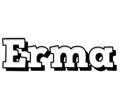 Erma snowing logo