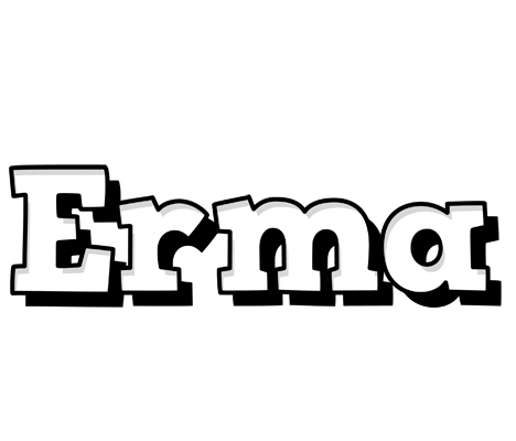 Erma snowing logo