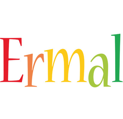 Ermal birthday logo