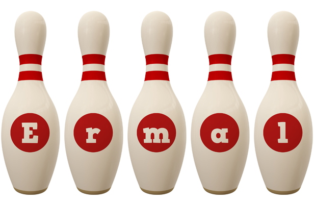 Ermal bowling-pin logo