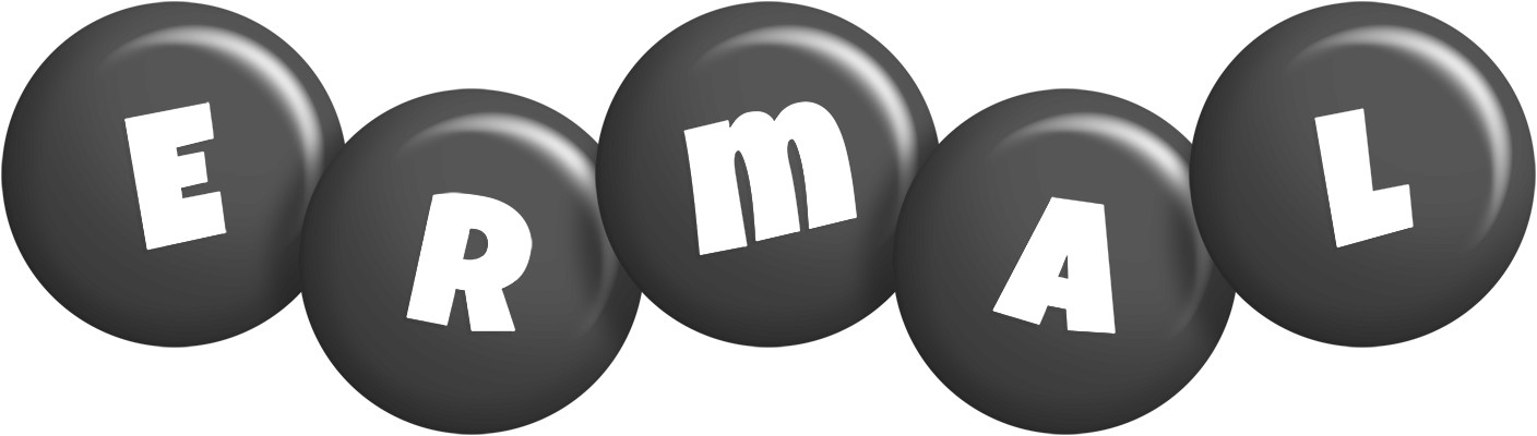Ermal candy-black logo