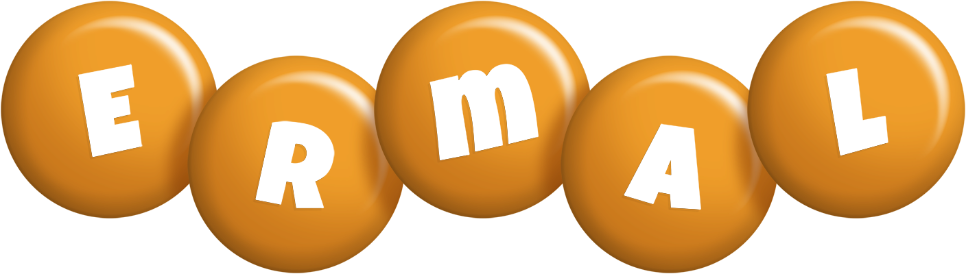 Ermal candy-orange logo