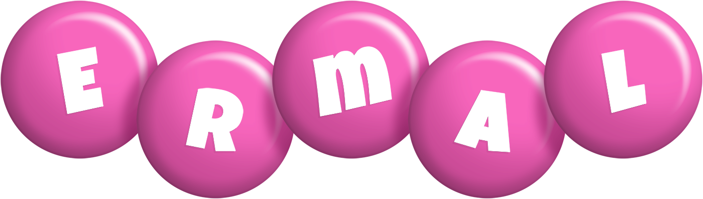 Ermal candy-pink logo