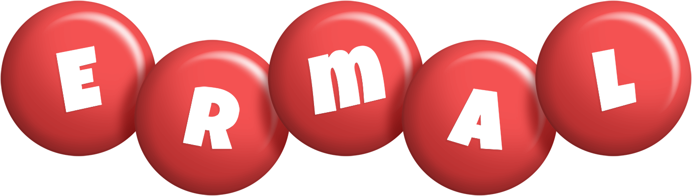 Ermal candy-red logo