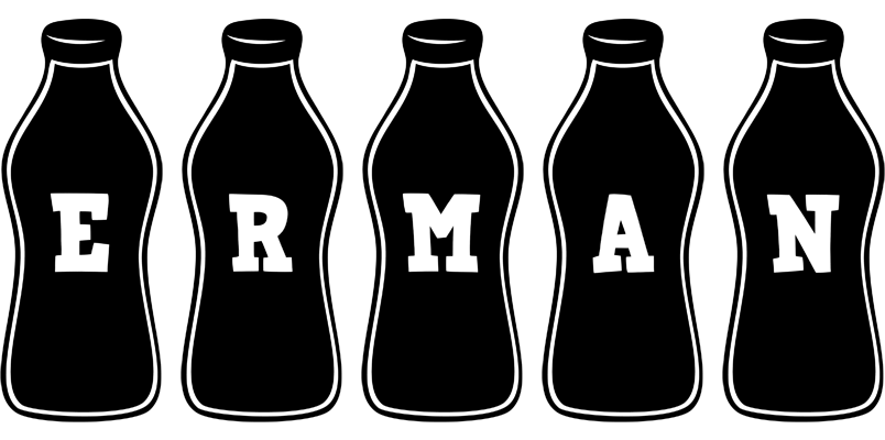 Erman bottle logo
