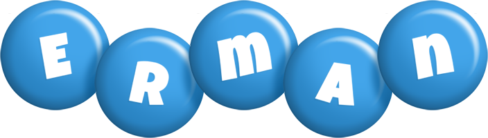 Erman candy-blue logo